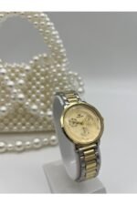 Gold-gümüş Renk Kadın Kol Saati