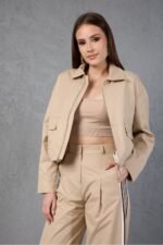 Şerit Detaylı Ceket Pantolon Takım - Görsel 5