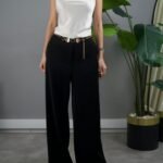 Halter Yaka Gold Kemerli Tulum