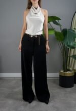 Halter Yaka Gold Kemerli Tulum
