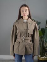 Çift Kemerli Premium Trençkot - Görsel 2