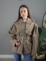 Çift Kemerli Premium Trençkot - Görsel 3