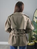 Çift Kemerli Premium Trençkot - Görsel 4